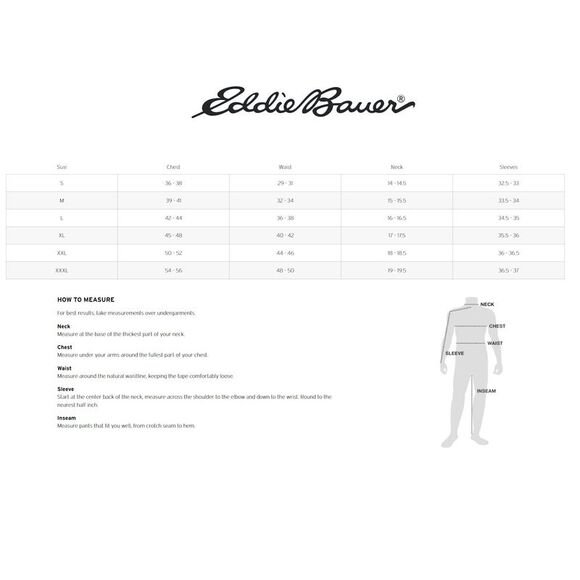 Heather Medium Grey - Eddie Bauer Men's Long Sleeve Crew Neck Cotton Classic Fit - Picture 3 of 3